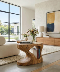 Alternative view of Modern Organic Side Table For Living Room Or Bedroom