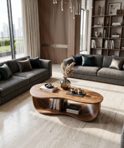 Alternative view of Handcrafted Solid Wood Table For Cozy Interiors
