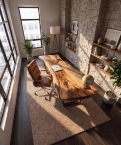 Alternative view of Modern Solid Wood Desk For Bedroom Furniture