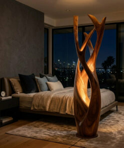 Alternative view of Wooden Floor Lamp For Contemporary Apartment