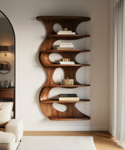 Alternative view of Modern Wall Mounted Bookshelf For Living Room