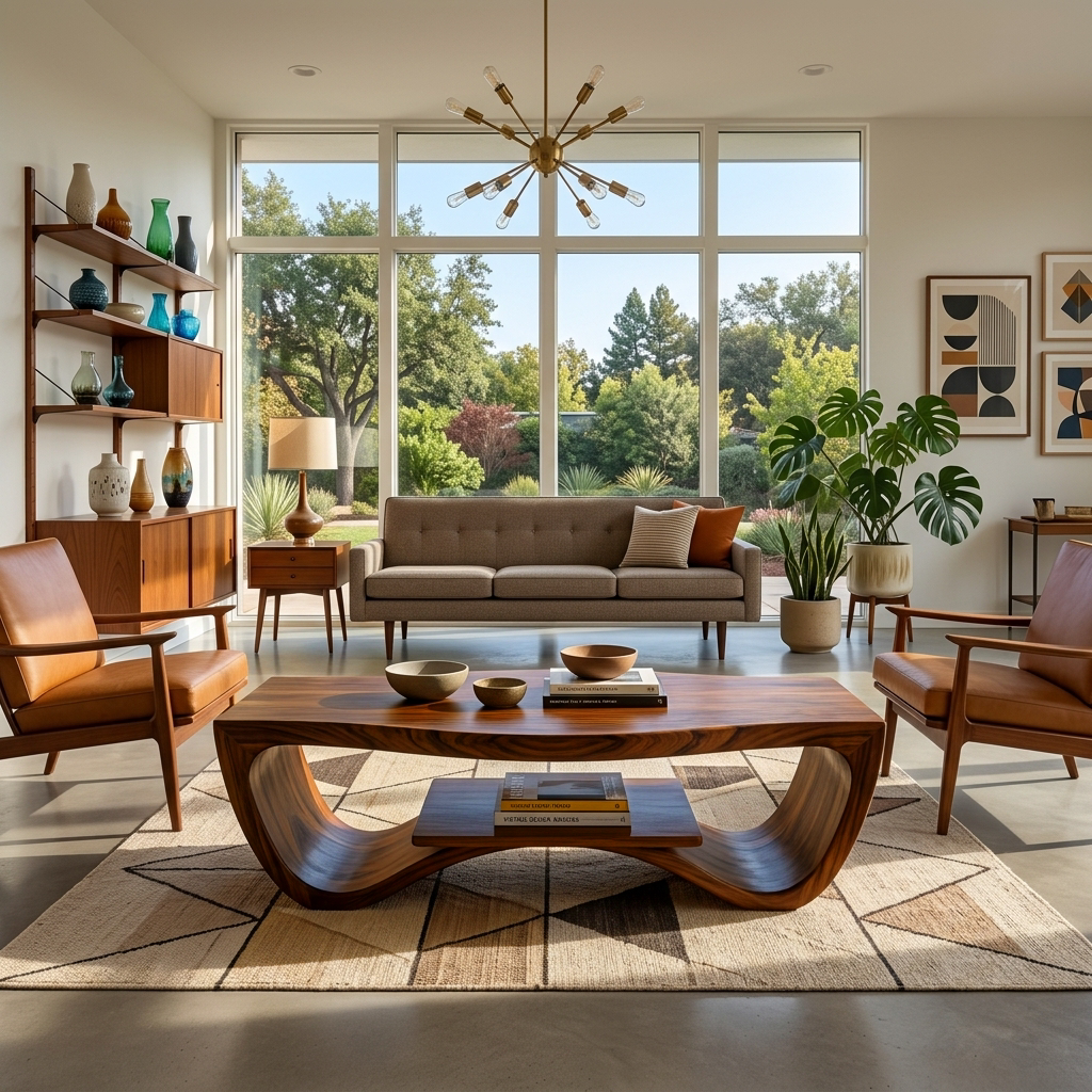 Luxury Coffee Table With Shelf For Living Room - Image 2