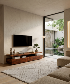 Alternative view of Contemporary TV Cabinet Functional Storage Drawers For Home
