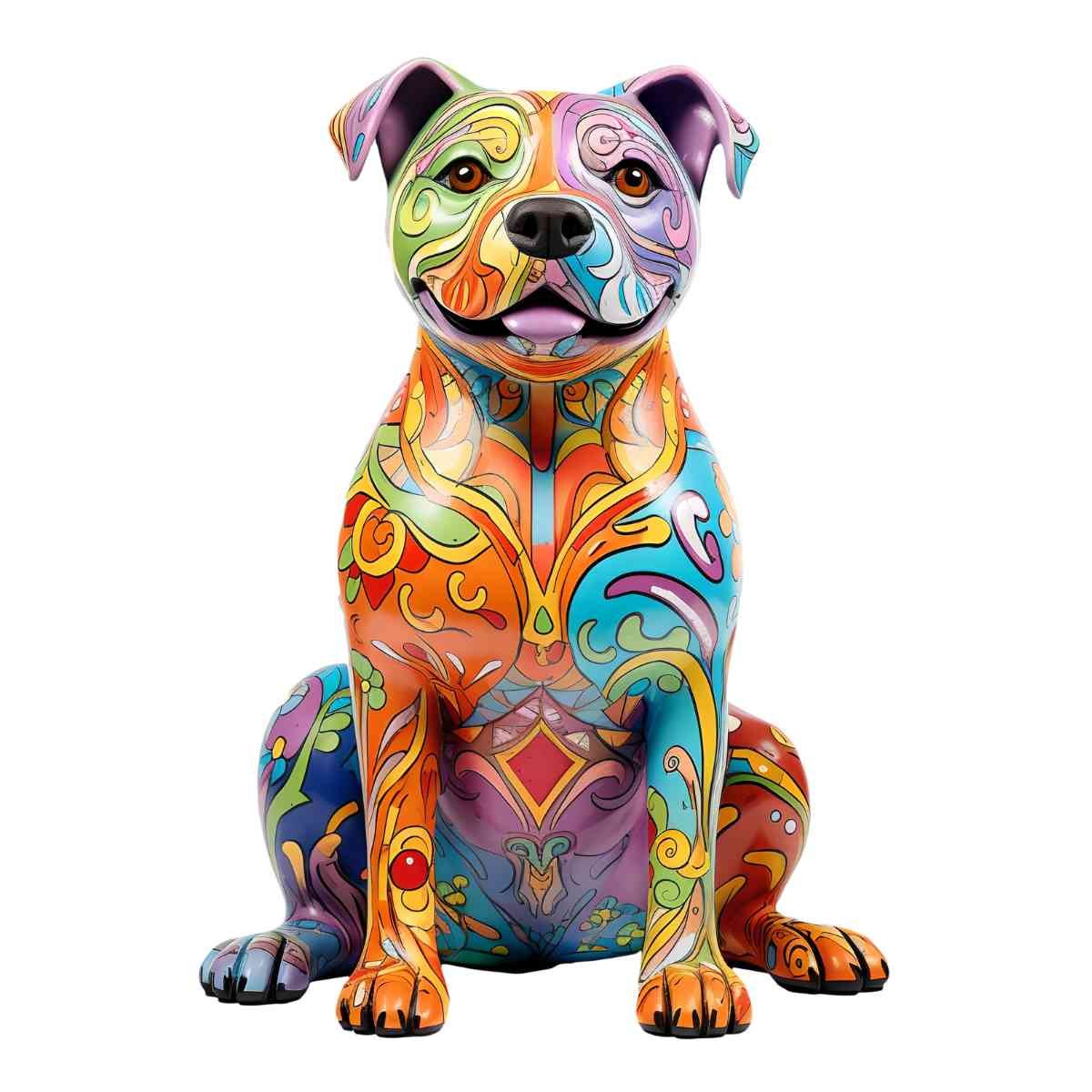 Staffordshire Bull Terrier Dog Staffy Wooden Jigsaw Puzzle – Unique Shaped Pieces for Adults