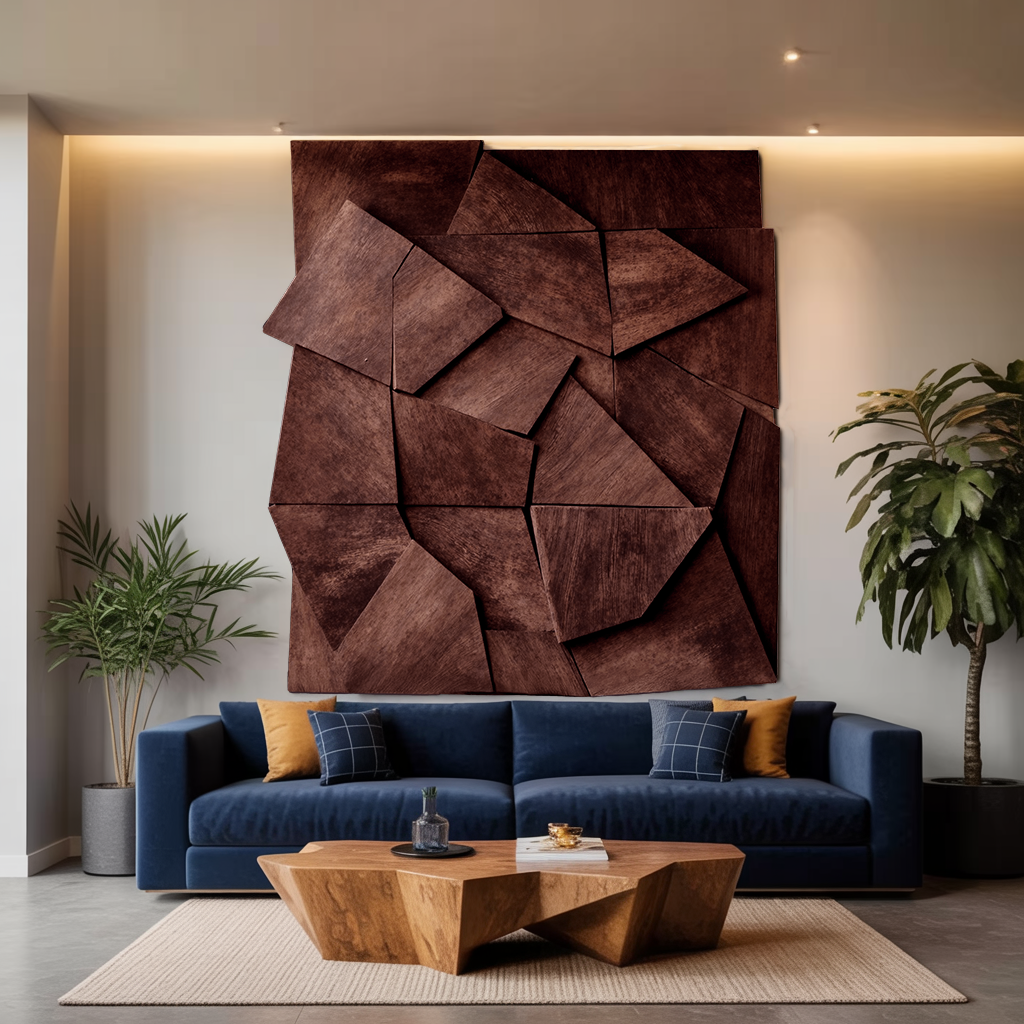 Modern Geometric Wall Art For Living Room Accent - Image 7