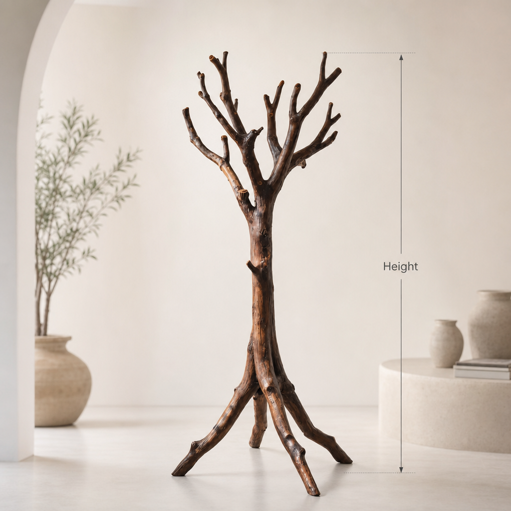 Rustic Tree Branch Coat Rack - Image 2