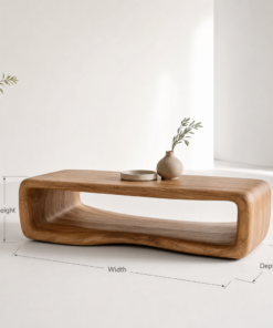 Alternative view of Rustic Wooden Coffee Table