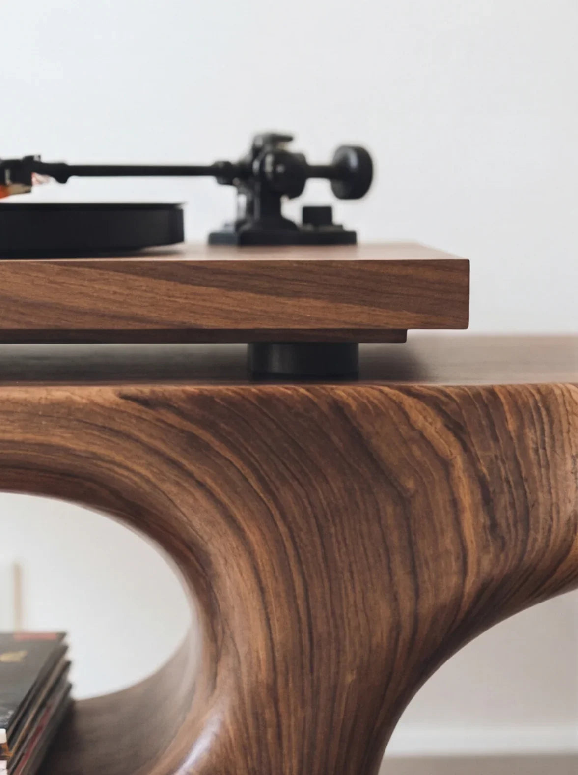 Solid Wood Turntable Stand - Image 4