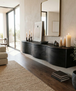 Alternative view of Modern Floating TV Shelf For Holiday Decoration