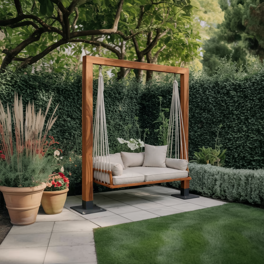 Modern Outdoor Daybed Swing For Poolside Or Garden - Image 6