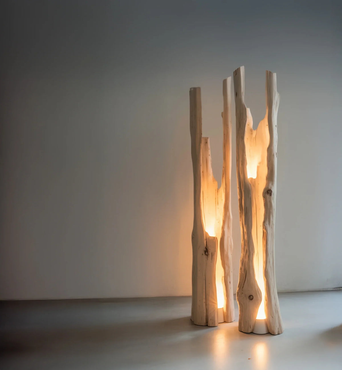 Rustic Driftwood Floor Lamp - Image 3