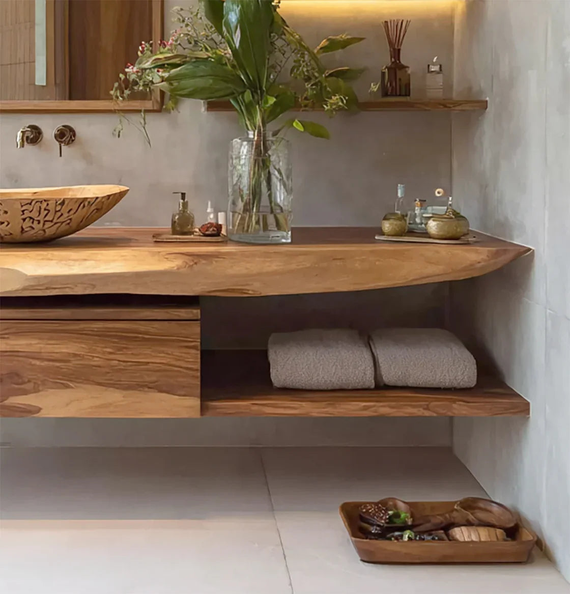 Live Edge Floating Vanity - Image 4