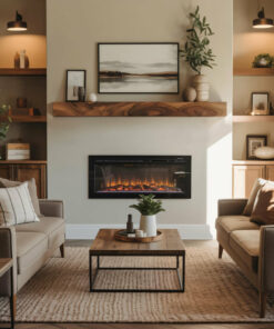 Alternative view of Rustic Floating Mantel Shelf For Fireplace Living Room Wall