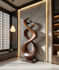 Alternative view of Rustic Abstract Sculpture For Outdoor Garden