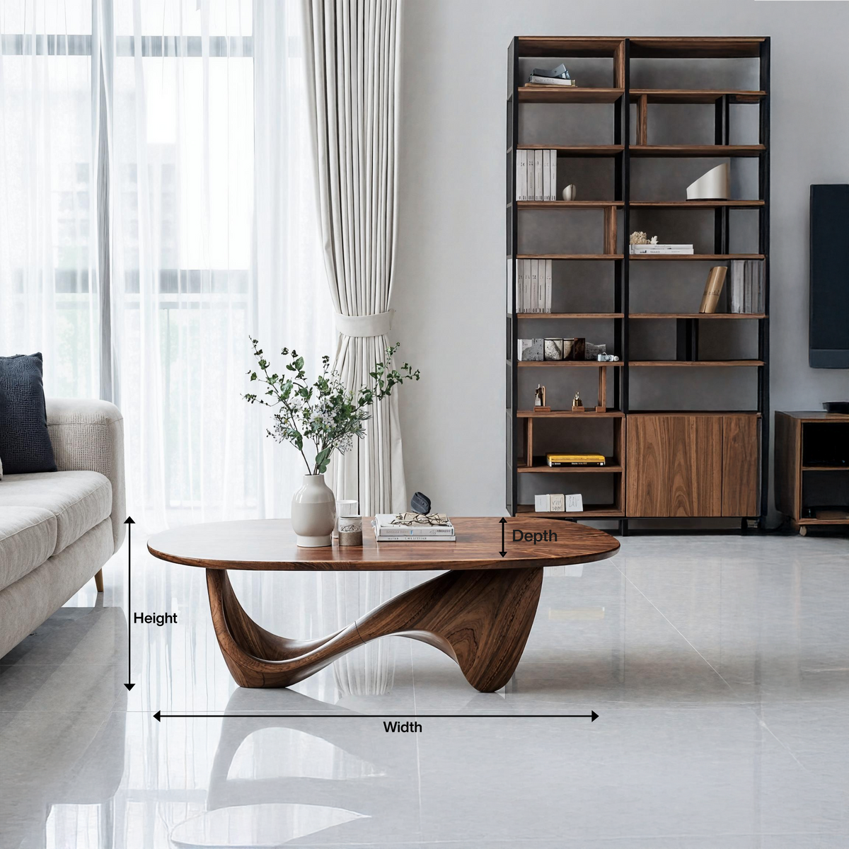 Rustic Solid Wood Table For Cozy Room Setup - Image 8