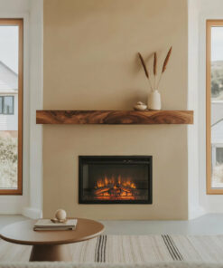 Rustic Floating Mantel Shelf For Fireplace Living Room Wall