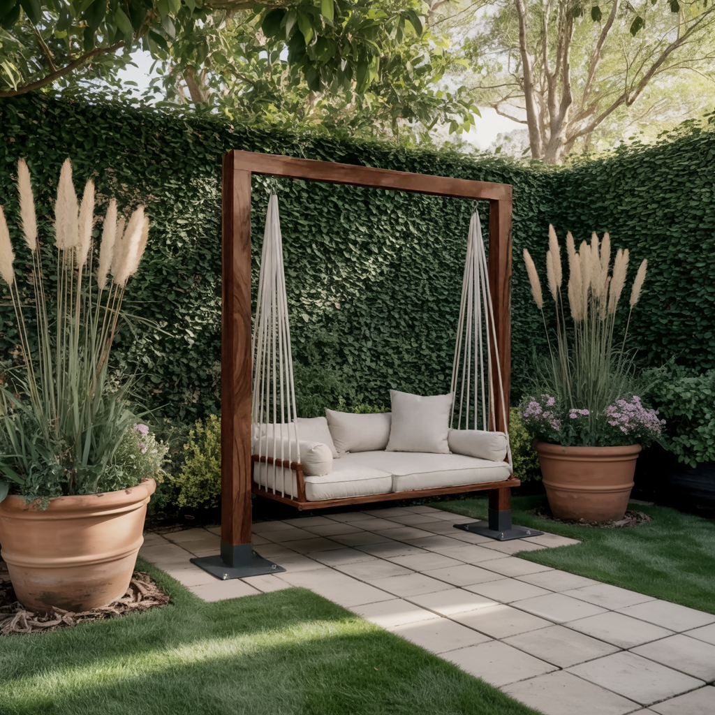 Modern Outdoor Daybed Swing For Poolside Or Garden - Image 7